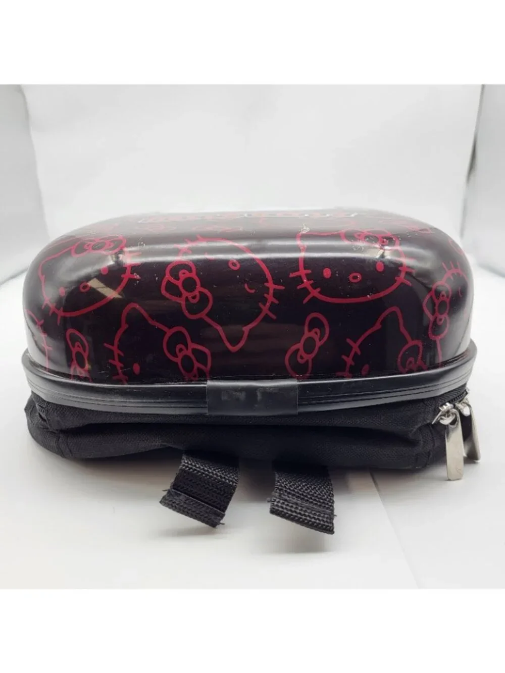 Hello Kitty Hard Shell Backpack Sanrio 2023 Pink Black youth kids size